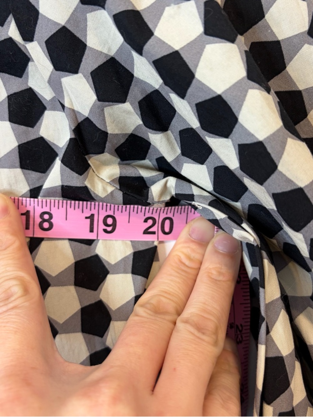 Bryn Walker Lucinda Organic Cotton Poplin Checkered Print Hi-Low Hem XS Artsy - Picture 8 of 8